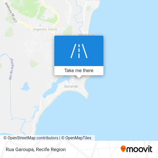 Rua Garoupa map