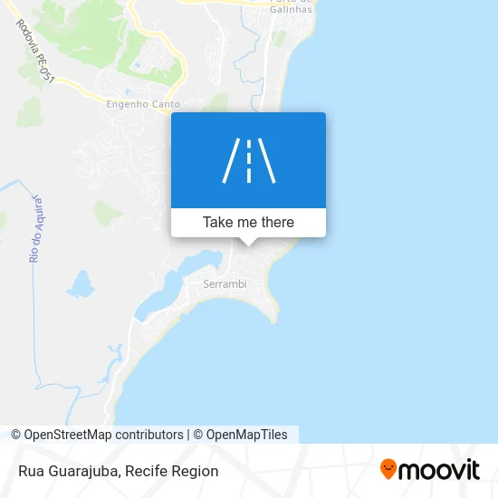 Rua Guarajuba map