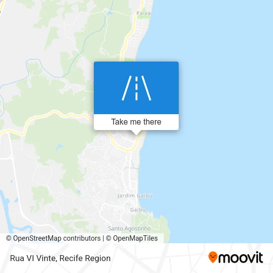 Rua VI Vinte map