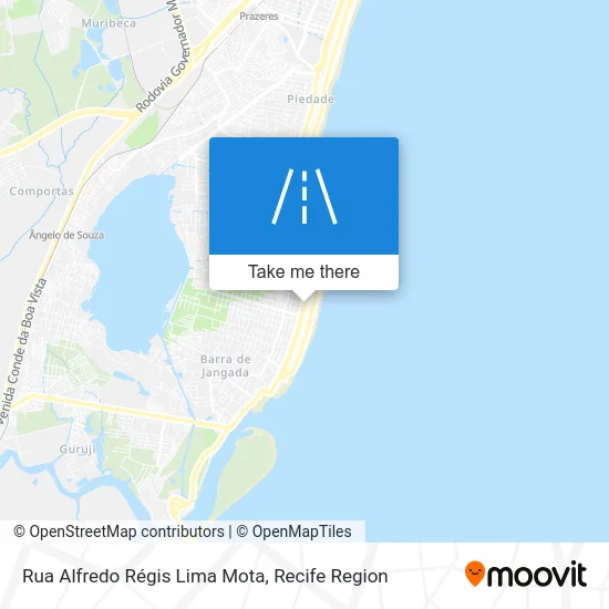 Rua Alfredo Régis Lima Mota map