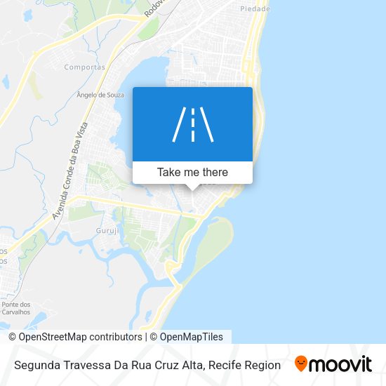 Segunda Travessa Da Rua Cruz Alta map