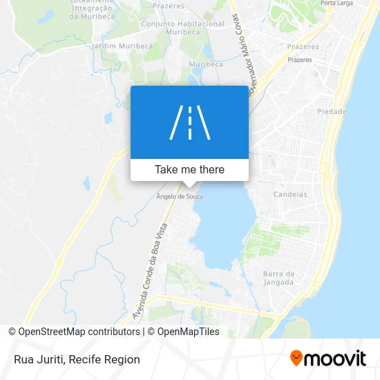 Rua Juriti map
