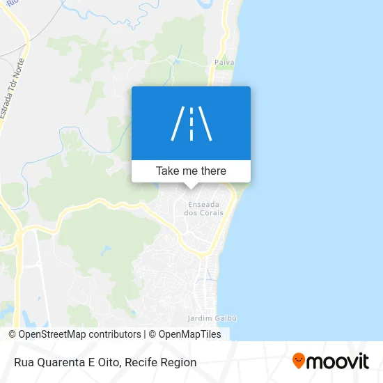 Rua Quarenta E Oito map