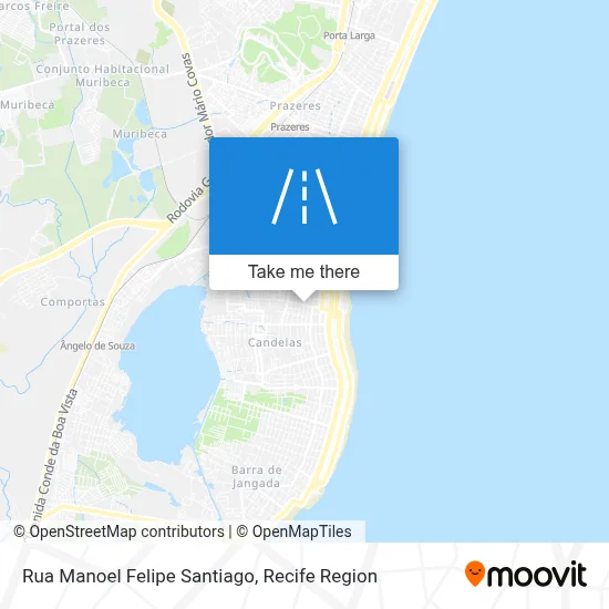 Rua Manoel Felipe Santiago map
