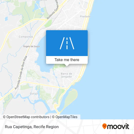 Rua Capetinga map