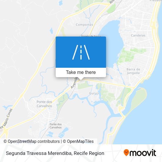 Segunda Travessa Merendiba map