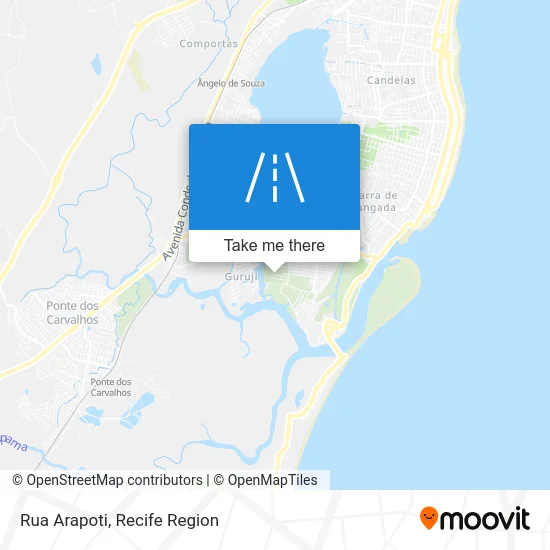 Rua Arapoti map