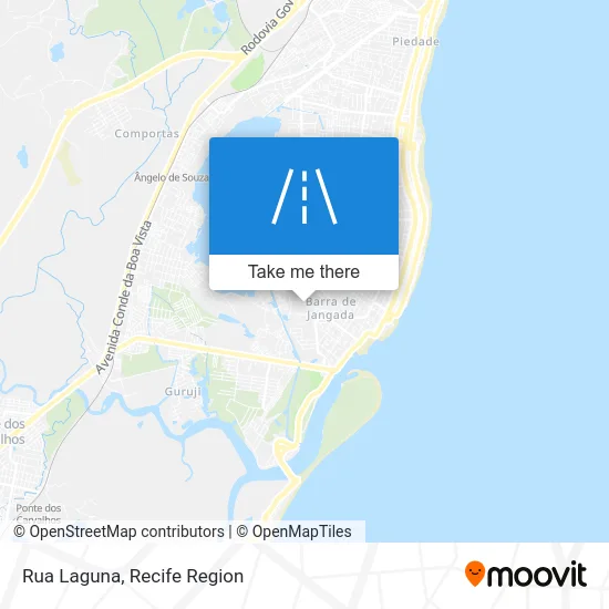 Rua Laguna map