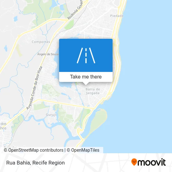 Rua Bahia map
