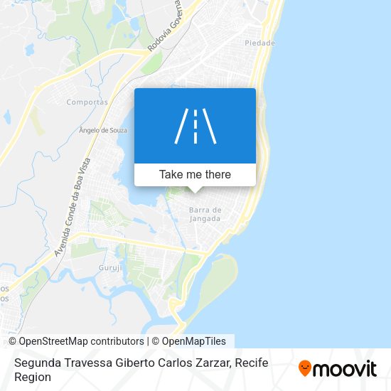 Segunda Travessa Giberto Carlos Zarzar map