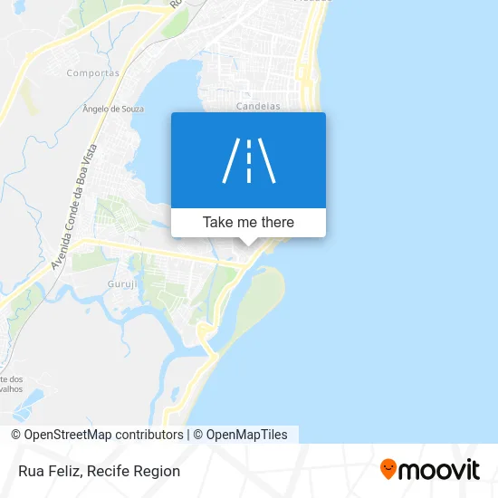 Rua Feliz map