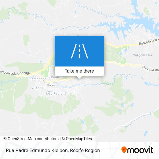 Rua Padre Edmundo Kleipon map