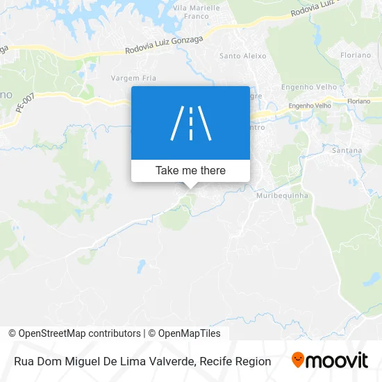 Rua Dom Miguel De Lima Valverde map