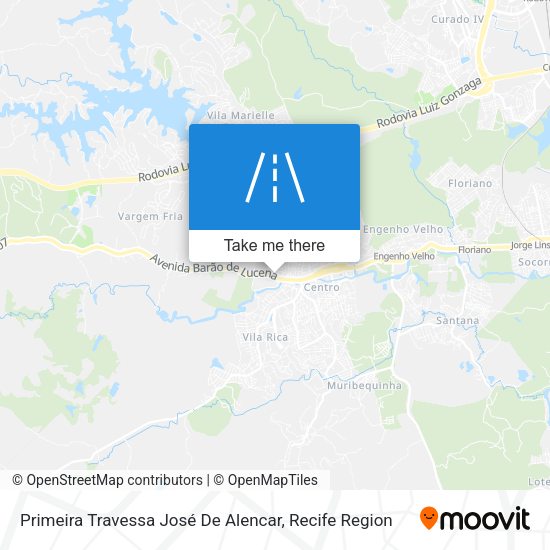 Primeira Travessa José De Alencar map