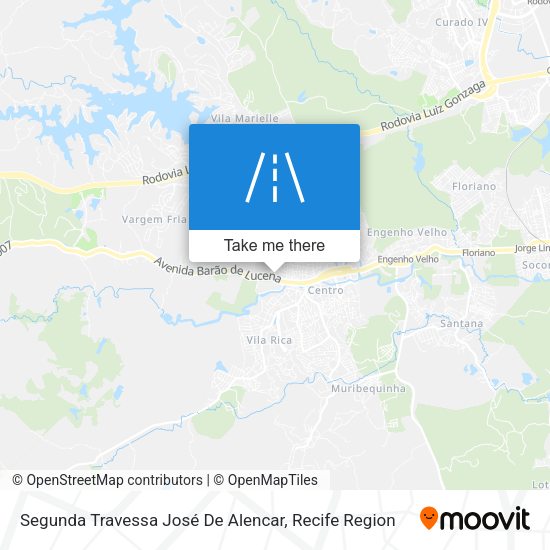 Segunda Travessa José De Alencar map