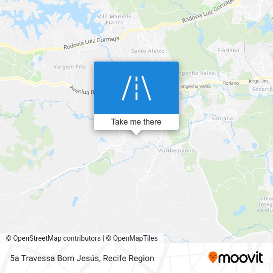 5a Travessa Bom Jesús map