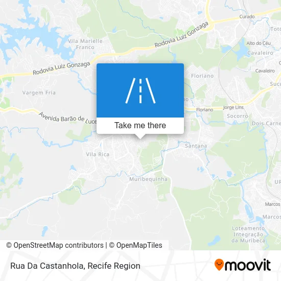 Rua Da Castanhola map