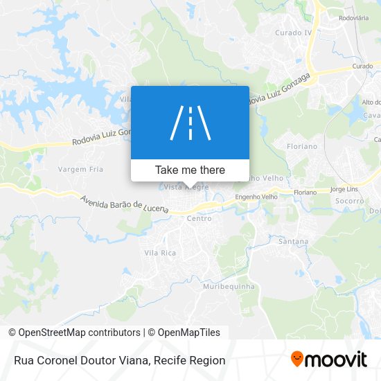 Rua Coronel Doutor Viana map