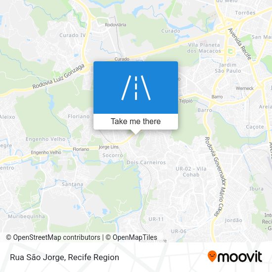 Rua São Jorge map