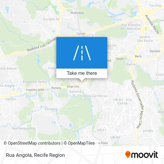 Rua Angola map