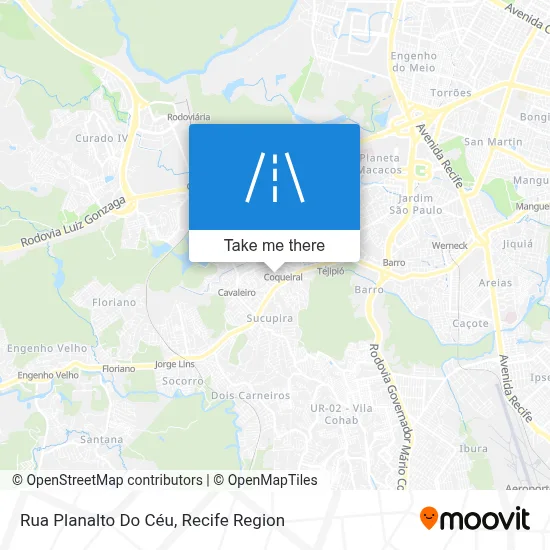 Rua Planalto Do Céu map