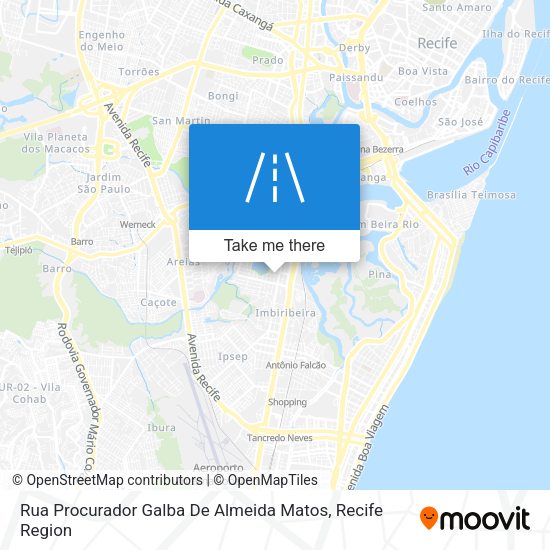 Rua Procurador Galba De Almeida Matos map