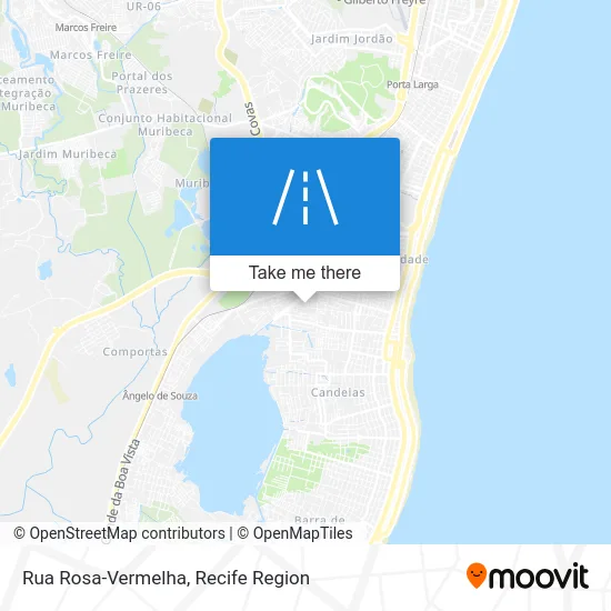 Rua Rosa-Vermelha map