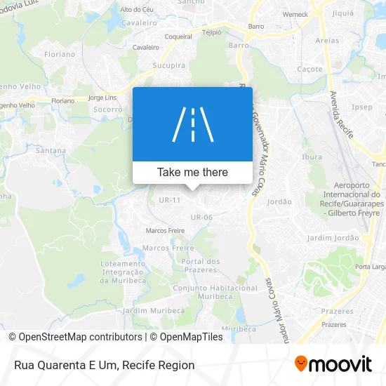 Rua Quarenta E Um map