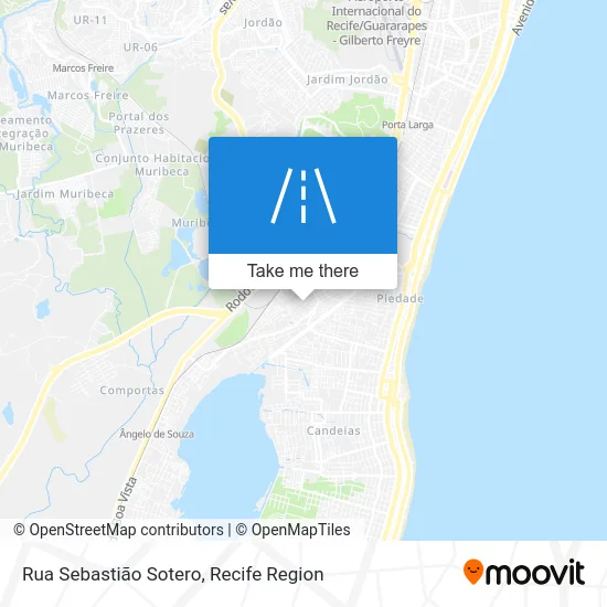 Rua Sebastião Sotero map