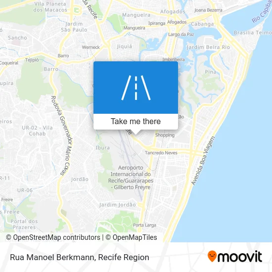 Rua Manoel Berkmann map