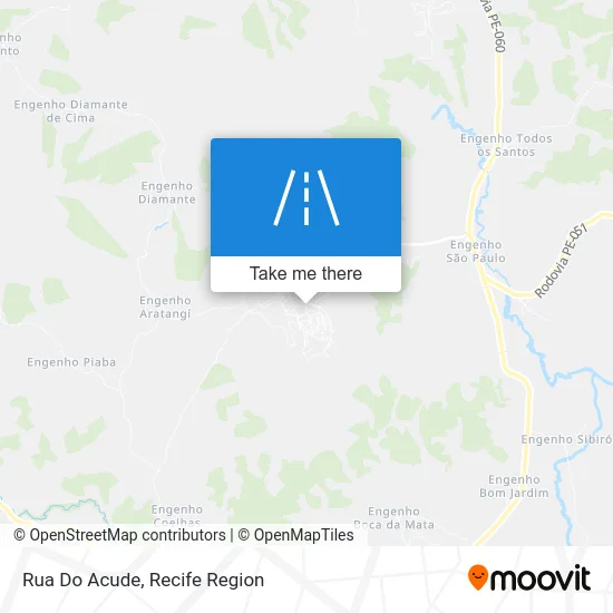 Rua Do Acude map