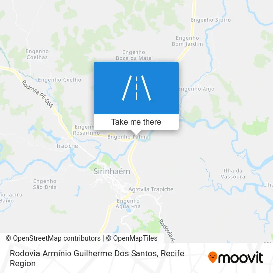 Rodovia Armínio Guilherme Dos Santos map