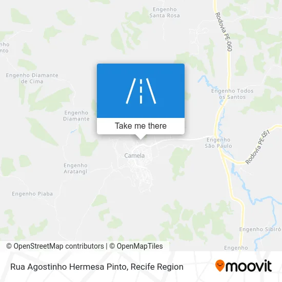 Rua Agostinho Hermesa Pinto map