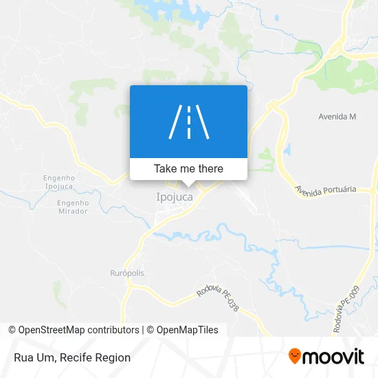 Rua Um map