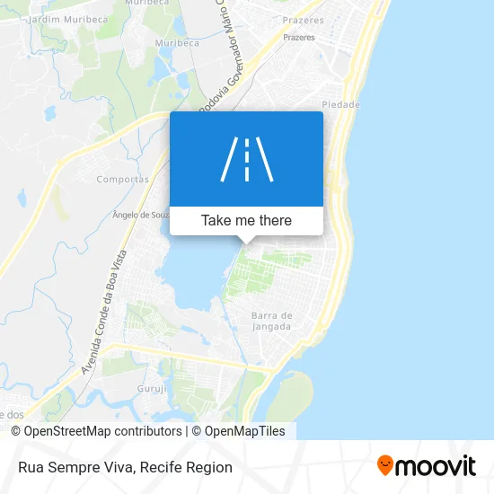 Rua Sempre Viva map