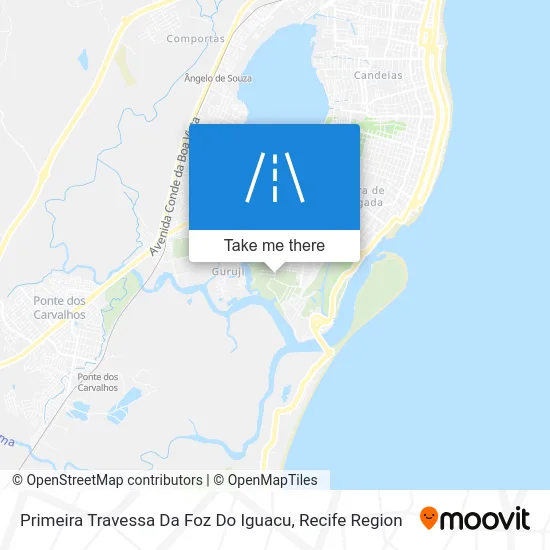 Primeira Travessa Da Foz Do Iguacu map