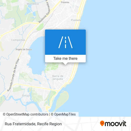 Rua Fraternidade map