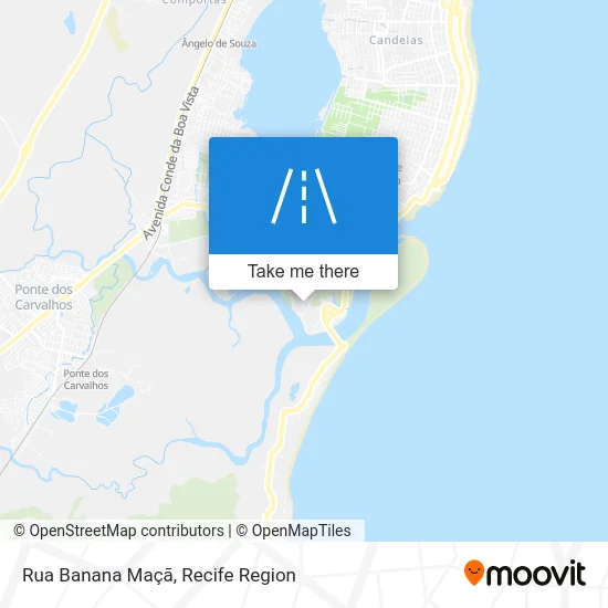 Rua Banana Maçã map