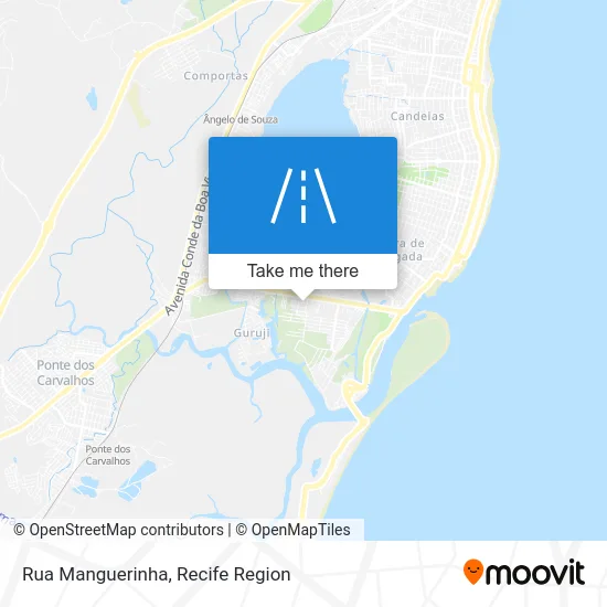 Rua Manguerinha map