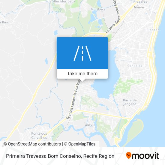 Primeira Travessa Bom Conselho map