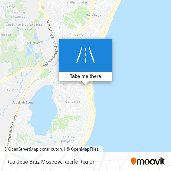 Rua José Braz Moscow map