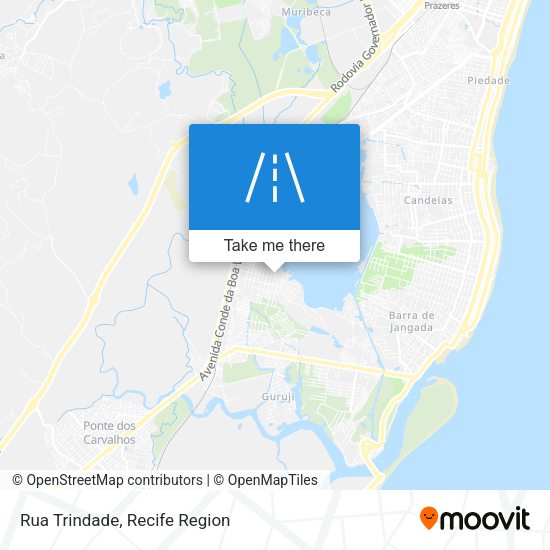 Rua Trindade map