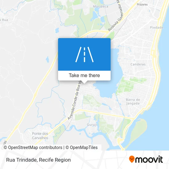 Rua Trindade map