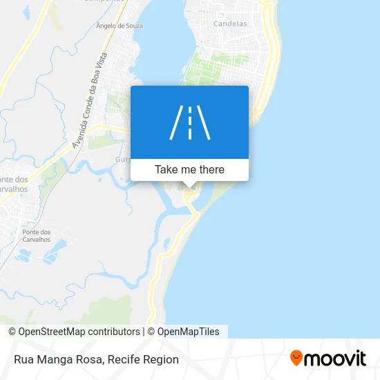 Rua Manga Rosa map