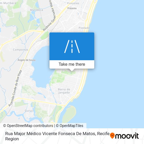 Rua Major Médico Vicente Fonseca De Matos map