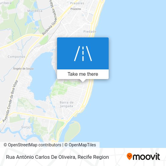 Rua Antônio Carlos De Oliveira map