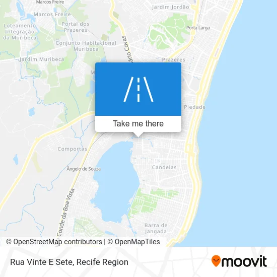 Rua Vinte E Sete map