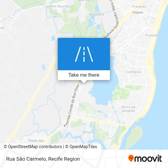 Rua São Carmelo map