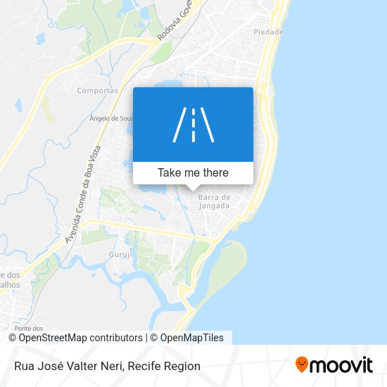 Rua José Valter Neri map
