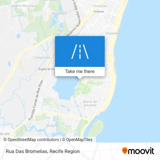 Rua Das Bromelias map